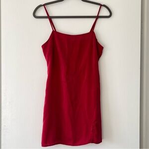 Urban Outfitters Red Cami Mini Dress